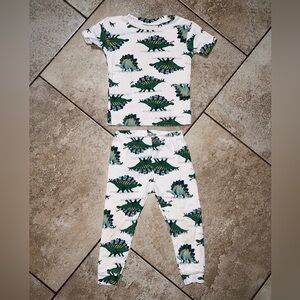 Carter’s Short Sleeve/Pants Kids Pajama PJs Dinosaurs 2T